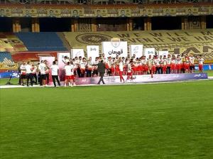 رضایت بازیکنان فولاد از جشن قهرمانی در  فینال جام حذفی ۲