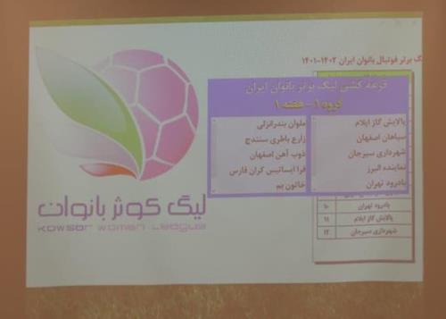 ویدئو مراسم قرعه کشی لیگ برتر فوتبال بانوان