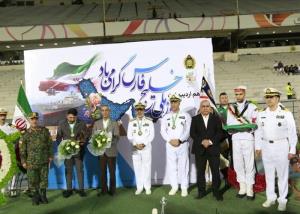 تجلیل از فرماندهان نیروی دریایی یه مناسبت روز خلیج فارس
